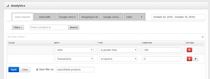 datafeedwatch-analytics-filter-remove-unprofitable-products